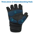 thumbnail image 6 of Savior Heat Men Gym Gloves Half Finger Cycling Glove For Women With Anti Slip Padded Palm Grip Protection,Sizes S-2XL, 6 of 7