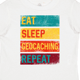 thumbnail image 4 of Inktastic Geocacher Adventure Eat Sleep Geocaching Repeat Boys or Girls Toddler T-Shirt, 4 of 5