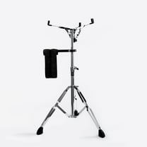 Vaisoeny Snare Drum Stand，Snare Stand with Drum Sticks Holder,Double Braced Adjustable Extended Height 29.5" to 47", Drum Pad Stand for 10-15 Inches Snare Drum and Practice Pad (V-EJGJ001)