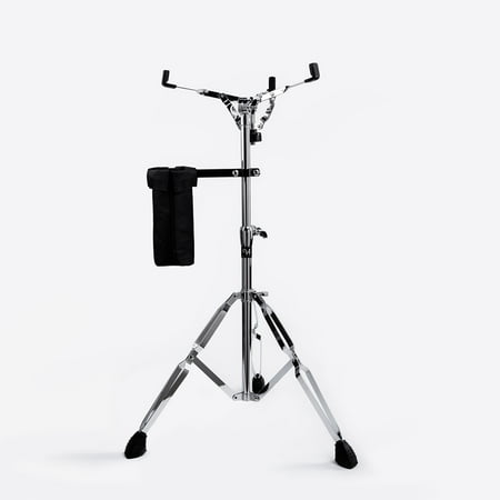 Vaisoeny Snare Drum Stand，Snare Stand with Drum Sticks Holder,Double Braced Adjustable Extended Height 29.5" to 47", Drum Pad Stand for 10-15 Inches Snare Drum and Practice Pad (V-EJGJ001)