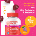 thumbnail image 4 of SmartyPants Kids Digestive Probiotic & Prebiotic Gummies, 6 Billion CFUs, New Formula, 60 Ct, 4 of 7