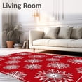 thumbnail image 2 of ODIKA 2'x3' Machine Washable Non-Slip Area Rug, Pristine Jubilee Elegant Treasure High Traffic Rug, Red, 732987, 2 of 7