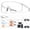 White, variant on UV400 Photochromic Polarized Safety Glasses, Impact Resistant Outdoor Sports & Work Eyewear, Cycling Glasses