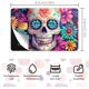thumbnail image 3 of Pegatinas para tarjetas de crédito y débito, diseño colorido del Día de los Muertos, resistentes al agua, a los arañazos y atractivas, 4 estilos personalizados para tarjetas de crédito y débito, para, 3 of 8