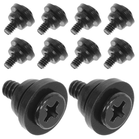 Liukekj 20PCS Computer Hard Drive Screws Shock Absorption Screws PC Hard Disk Drive Mounting Screws For Computer Hard Drive Installation And Repair