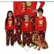 thumbnail image 1 of Nuevo conjunto de pijamas para el hogar de otoño e invierno europeo y americano, estampado de monstruo navideño, decoración para padres e hijos, decoración del hogar, 1 of 5