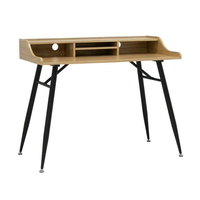 Studio Designs Woodford 45 Pouces de Large Table de Bureau à Domicile avec Étagère, Frêne