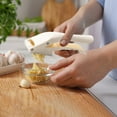 thumbnail image 5 of Meitianfacai Garlic Press Stainless Steel Garlic Press Rocker Garlic Press Cooking Device Garlic Cutter Garlic Press Rocker Garlic Chopper For Crushed Vegetables, 5 of 5