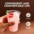thumbnail image 4 of 9 oz Plastic Cups, 500 Pack - Clear Disposable Drinking Water Cups for Cold Beverages, Ideal for Party, 4 of 4