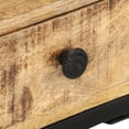 thumbnail image 3 of vidaXL U-Shaped Side Table 17.7"x11.8"x24" Solid Mango Wood, 3 of 10