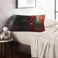 thumbnail image 5 of Plush Throw Pillow Covers, Red Dark Skull Abstract Pillow Cases with Invisible Zipper, Breathable Microfiber Pillow Cases Standard Size for Sleeping Bedroom Sofa Living Room 16x24, 5 of 5