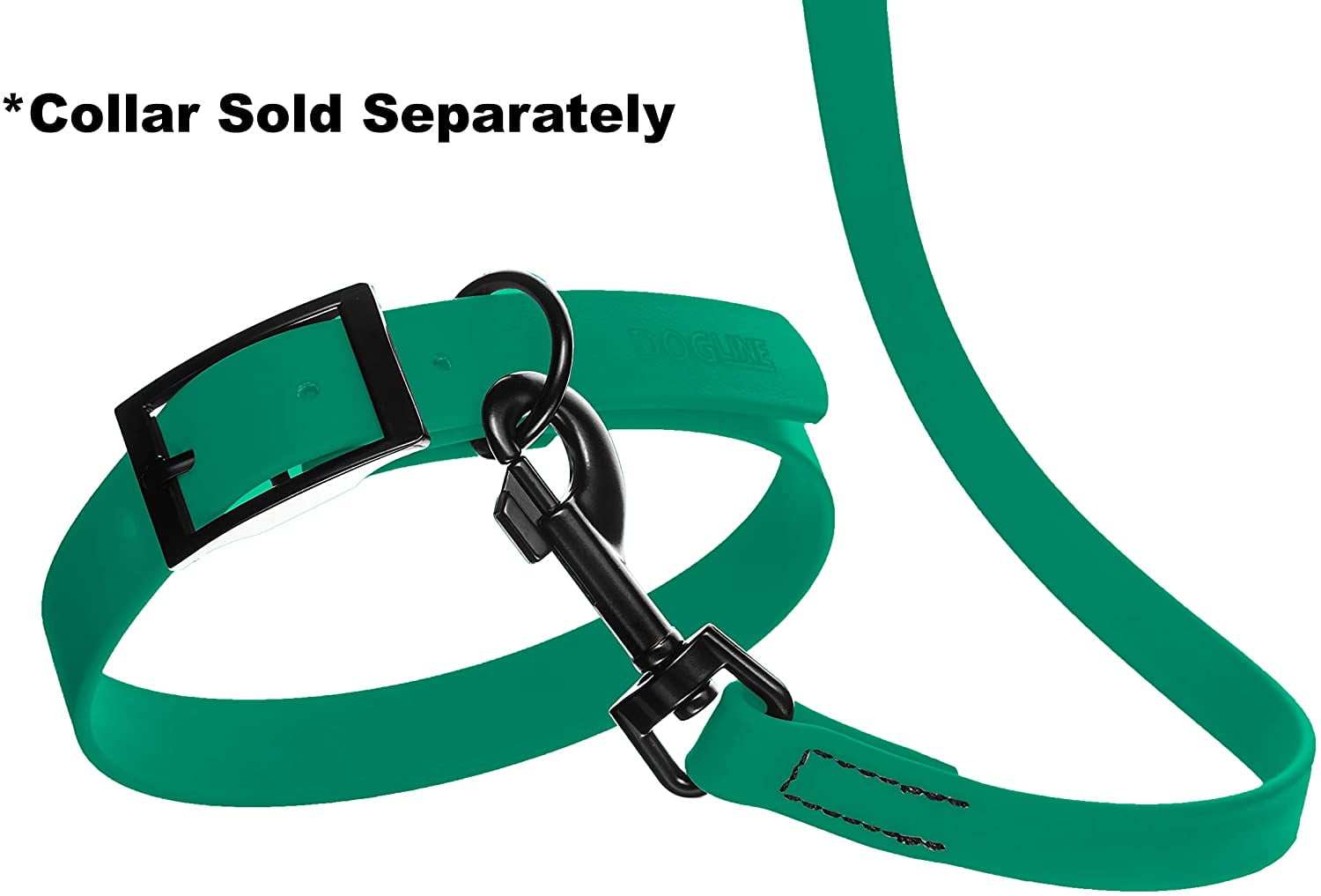 DogLine - Biothane Waterproof Dog Leash Strong Coated Nylon Webbing with Black Hardware Odor-Proof for Easy Care Clean High Performance for Small or Large Dogs(Teal: Width 3/4" | L: 72"(6ft))