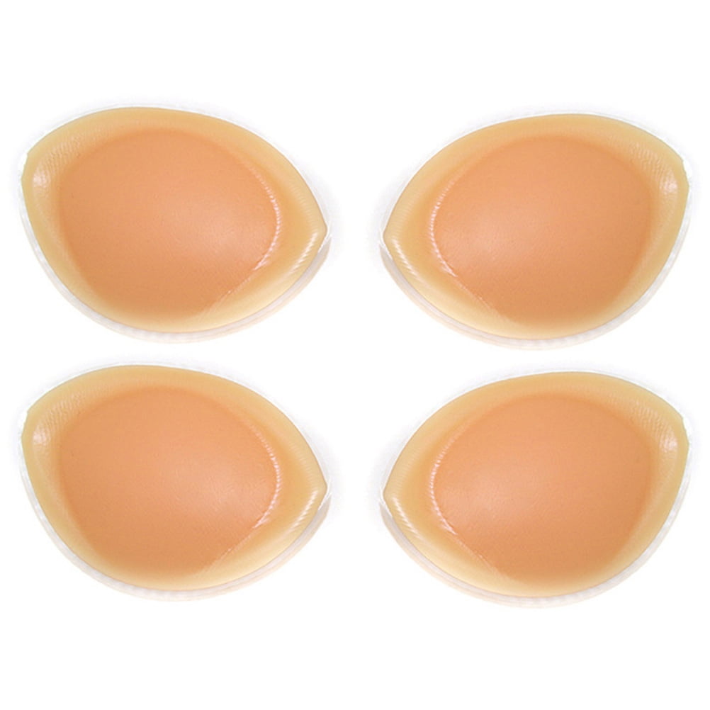 2 Pairs Removable Bra Pads Inserts Silicone Bra Inserts Sports Bra Pads
