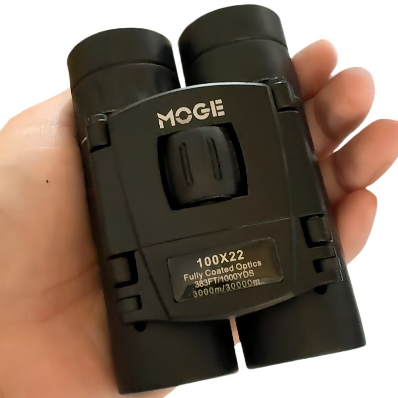 100x22 HD Powerful Binoculars 2000M Long Range Folding Mini Telescope BAK4 FMC Optics For Hunting Sports Outdoor Camping Travel