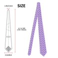 thumbnail image 3 of Gaeub Violet Men's Classic Woven Jacquard Necktie Perfect for Weddings & Parties, 3 of 7