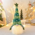 thumbnail image 1 of Luces de decoraciones navideñas, sombrero de copo de nieve sueco hecho a mano escandinavo con luz LED para decoración decoración del hogar vacaciones de San Valentín (verde) 1, 1 of 5
