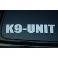 thumbnail image 1 of K9 Unit Police Dog Vinyl Sticker Decal (V172) K-9 Choose Color!! Law Enforcement (16" x 3", Black), 1 of 3