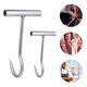 thumbnail image 2 of 2pcs Meat Hooks T Shaped Stainless Steel Hooks Meat Processing Hooks for Butcher Shops, 2 of 2