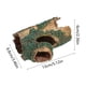 thumbnail image 3 of Cueva de árbol artificial para reptiles con terraza de asoleo y cuevas ocultas para tortugas, lagartos y recintos de reptiles, verde, plástico, múltiples tamaños, 3 of 6