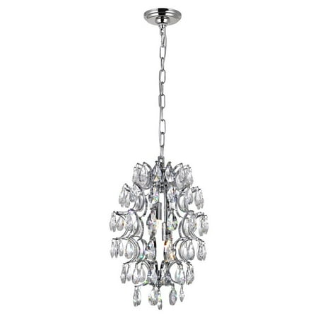 

CWI Lighting Charismatic 2-light Down Transitional Metal Mini Pendant in Chrome