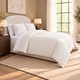 thumbnail image 2 of Wamsutta 1846 Cotton Tencel 3-Piece Oatmeal Solid Comforter Set, King, 2 of 11