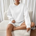 thumbnail image 5 of Enjoytime Crewneck Sweatshirts Women Long Sleeve Solid Color Pullover Top Fall Fashion Soft Lightweight Casual Sweatshirt, 5 of 5