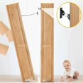 thumbnail image 3 of Correas antivuelco para muebles 6 juegos de correas de anclaje para muebles de acero inoxidable a prueba de niños para seguridad infantil y protección de cachorros., 3 of 5