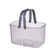 thumbnail image 2 of Cestas organizadoras portátiles de plástico para ducha con asas, organizador para baño y cocina (blanco), cesta organizadora para baño, escuela, dormitorio, cocina, cesta de almacenamiento para baño., 2 of 6