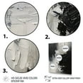 thumbnail image 3 of DESIGN ART Designart "Black And White Delicate Brushstrokes Ii" Abstract Marble Canvas Prints 12 in. wide x 20 in. high, 3 of 5
