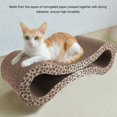 thumbnail image 4 of Cat Scratching Board Lounge, Corrugated Cat Scratcher Lounge Protecting Furniture Extra Thick Ergonomic Scratch Pad Reversible Feature for Long Lasting Use, 4 of 7