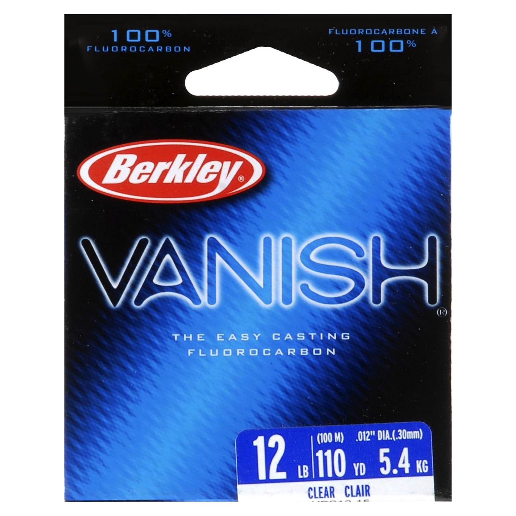 Berkley Vanish®, Clear, 6lb  2.7kg Fluorocarbon Fishing Line 