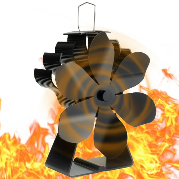 Wowspeed Heat Powered Stove Fan Fireplace Fans Circulating Warm Air
