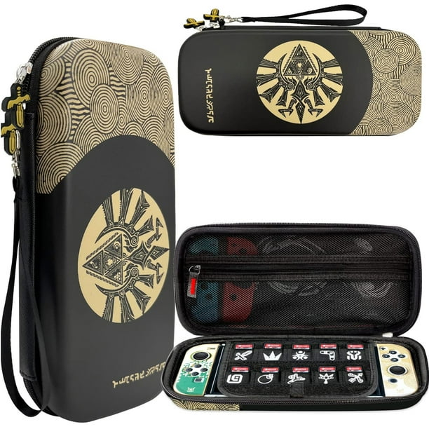 Funda de transporte para Switch y Switch OLED, con capacidad para 10 tarjetas de juego SD, fundas rígidas protectoras para accesorios de Switch