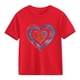thumbnail image 1 of Blusas y camisas de manga corta con cuello redondo para niños y niñas, camisetas gráficas de manga corta, blusas con estampados bonitos para la temporada escolar., 1 of 9