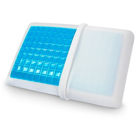 Memory Foam Pillow w/ Cooling Gel - Bed Pillow for Sleeping - by PharMeDoc