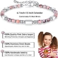 thumbnail image 2 of DESIGNICE Graduation Gifts for Her Teen Girls - Tiny Gemstone Bracelets Teenage Teen Girl Gifts Trendy Stuff with Always Remember Inspirational Card, 2 of 7