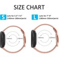 thumbnail image 3 of WWS-4 PACK de Bracelets Compatibles avec Fitbit Versa 4 / Versa 3/Fitbit Sense 2 / Sense Bracelets Femmes Hommes, Bracelets Doux Classiques pour Fitbit Versa 4 / Versa 3 /Sense 2 /Sense Smart Watch, 3 of 4