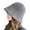 Grey, variant on Classic Warm Bucket Hat for Women Beanies for Women Berets Fall Winter Hat Womens Snow Cap Handwear Travel Outdoor