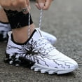 thumbnail image 2 of Men's Tennis Shoes Graffiti Comfy Fashion Athletics Walking Sneakers, 2 of 13