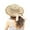 Beige, variant on Women's Summer Wide Straw Hat Bow Beach Sun Hat Sunhats One Size