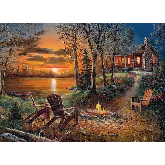 Fireside, a 1000-piece Puzzle by Jack Pine