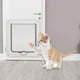 thumbnail image 5 of Puerta Seguridad para Y Gatos Con Cerradura 4 Vías Puerta Plástico para (blanco XL), 5 of 8
