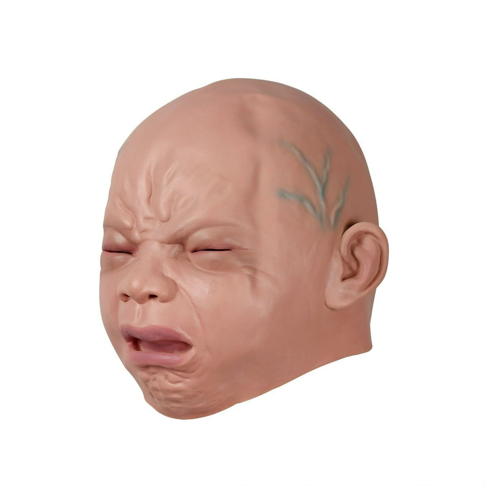 Cry Baby Mask Full Head Face Latex Halloween Costume Cosplay Masquerade