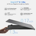 thumbnail image 2 of Blackview Laptop Screen Extender, 1.3lbs Ultra-Light & 0.17" Ultra-Slim, 14" FHD 1080P IPS Portable Laptop Monitor Extender, Travel Dual Monitor for 13-17",Plug & Play for Windows/Mac/Android/Switch, 2 of 9