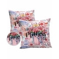 thumbnail image 6 of Outdoor Pillow Covers Throws Happy Mother's Day Pink Floral Gift,Waterproof Pillow Cases Pack of 2 Vintage Love Heart Postmark,Durable Cushion Cover Pillowcase for Patio Balcony Couch Garden, 6 of 7