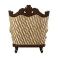 thumbnail image 2 of ACME Shalisa Fabric Upholstery Wingback Chair with Queen Anne Leg in Walnut, 2 of 5