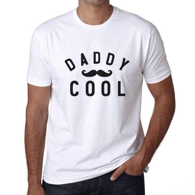 T-Shirt Graphique pour Hommes Daddy Cool Écologique Édition Limitée T-Shirt à Manches Courtes Vintage Cadeau d'Anniversaire Original