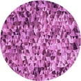 thumbnail image 1 of Ahgly Company Machine Washable Indoor Round Transitional Violet Purple Area Rugs, 7' Round, 1 of 7