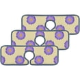 thumbnail image 2 of 3Pcs SKYSONIC Faucet Absorbent MatFlower On Ivory Beige Washable Counter Drying Pads Behind Faucet, 2 of 7