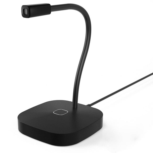 Micrófono de cuello de cisne USB G22 para computadora, ideal para conferencias, transmisiones en vivo y juegos, con cabeza condensadora, disponible en color negro o blanco, fabricado en metal.